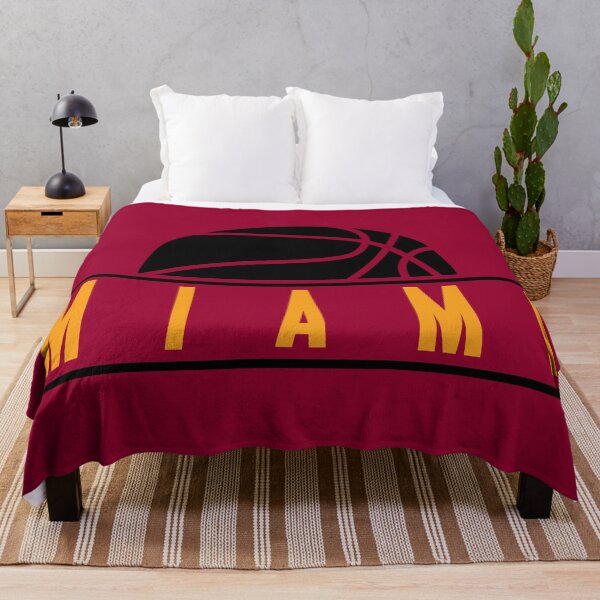 Item preview, Miami basketball modern logo red designed and sold by KMA Home Design.