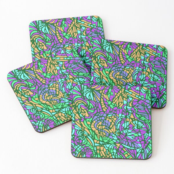 Item preview, Psychedelic colourful sketch designed and sold by contegaga.