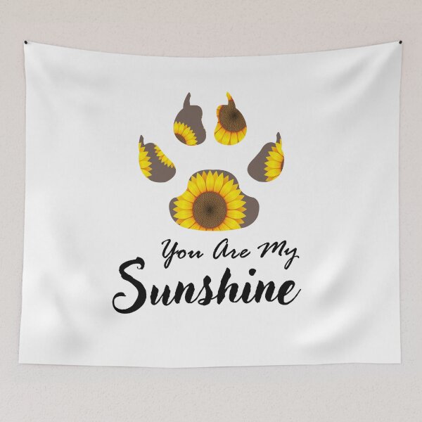 Item preview,  You Are My Sunshine cat Sunflower designed and sold by adeleqo.