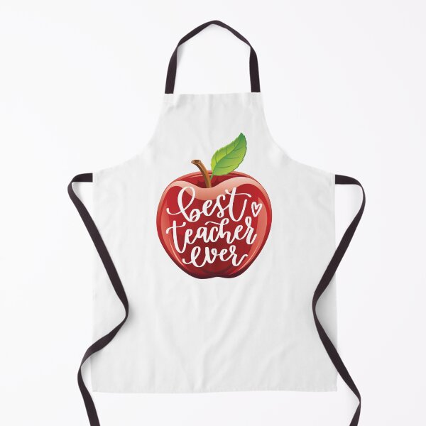 Item preview, best teacher ever apple teacher gift designed and sold by TheWildePeach.