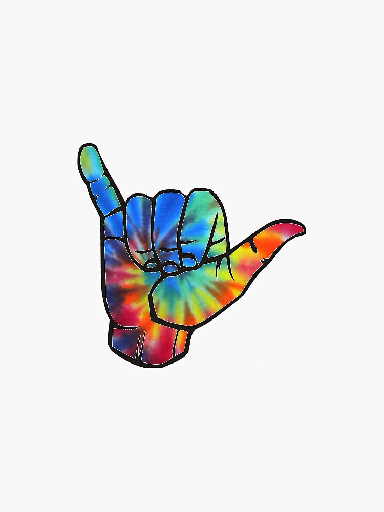 Printable Hang Loose Sticker