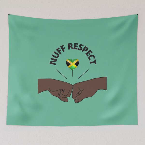 Item preview, Nuff Respect One Love / Fist Bump / I Love Jamaica / Jamaican Flag designed and sold by haRexia.