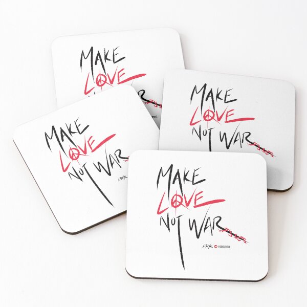 Item preview, Make Love Not War (Light Background) designed and sold by DiHK.