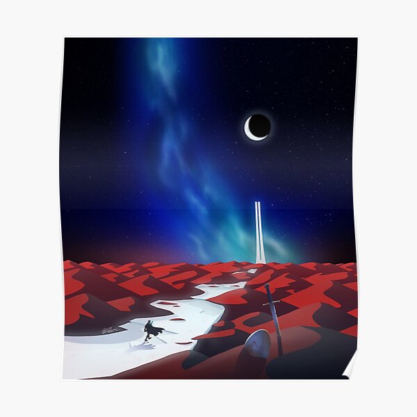 Desert Obelisk Poster