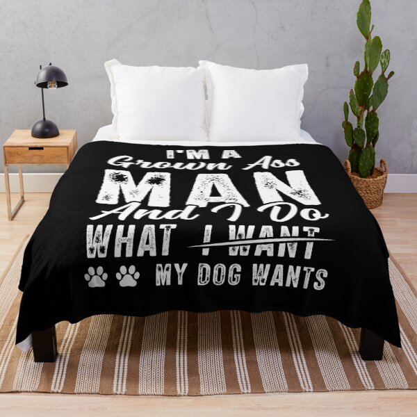Item preview, I'm A Grown Ass Man And I Do What My Dog Want Shirt, Offensive Shirt, Dog Shirt, Dog Lover Shirt, Dog Dad Shirt, Dog Pet Tee, Dog Owner Tee designed and sold by aymob.