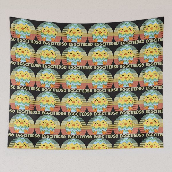 Item preview, FUNNY EASTER SO EGGCITED designed and sold by GamaArtDesign.