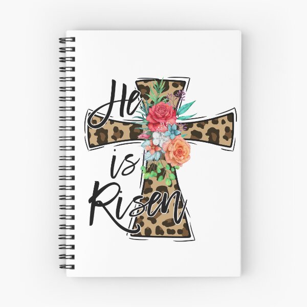 Item preview, He Is Risen Floral Cross designed and sold by Meggie179.
