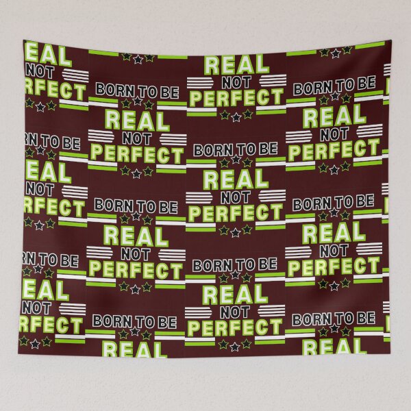Item preview, Born to be real not perfect designed and sold by JAdotdotDesigns.