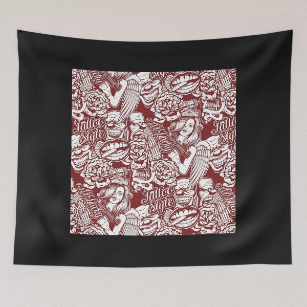 Item preview, Street Art & Tattoo Style  Chiffon Top designed and sold by minadebbieark.