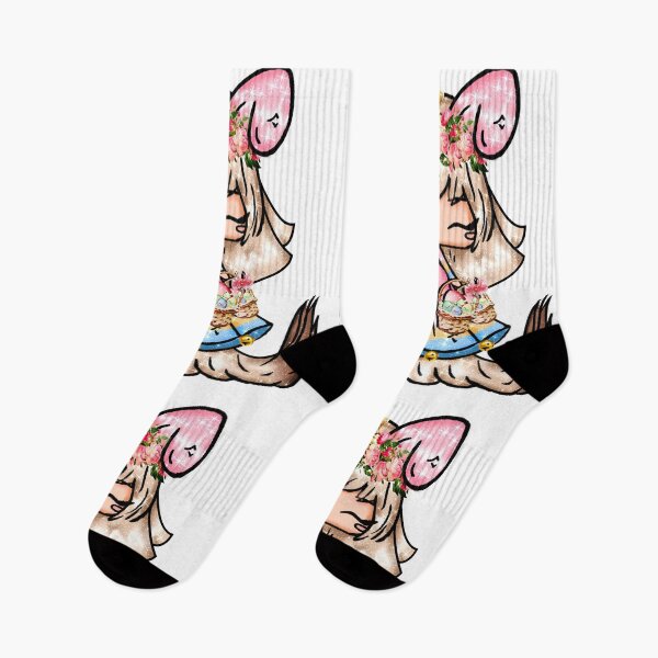 Item preview, Cute Chibi Easter Bunny Pink Spring Kawaii Pastel designed and sold by Jolly-Yosei.