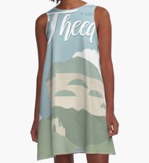 Galactic Travel - Naboo - Theed A-Line Dress