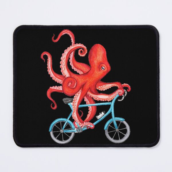 Item preview, Cycling Octopus Sticker designed and sold by samirdari7.