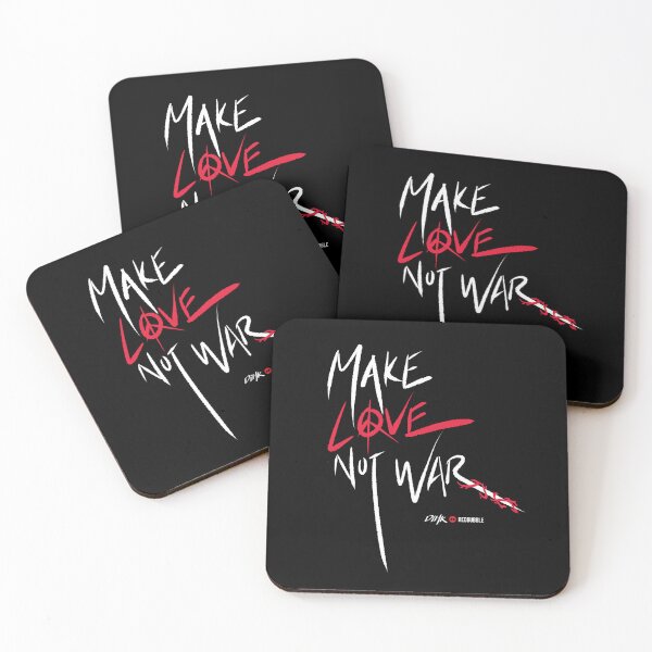 Item preview, Make Love Not War (Dark Background) designed and sold by DiHK.