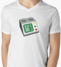 Toy Brick Computer Console Men's V-Neck T-Shirt