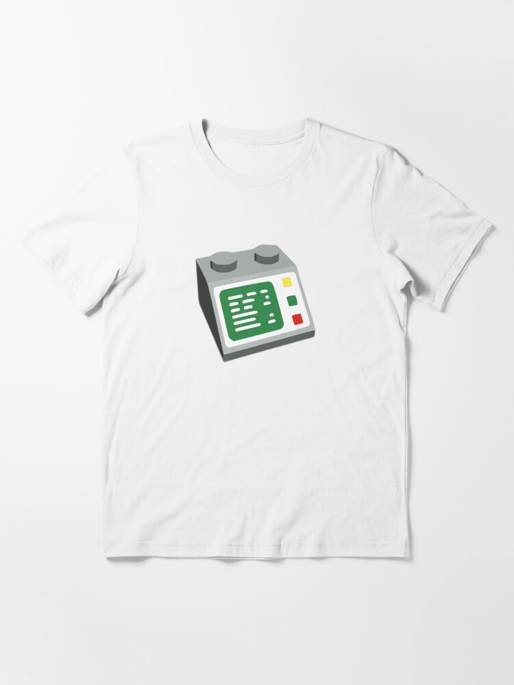 Alternate view of Toy Brick Computer Console Essential T-Shirt