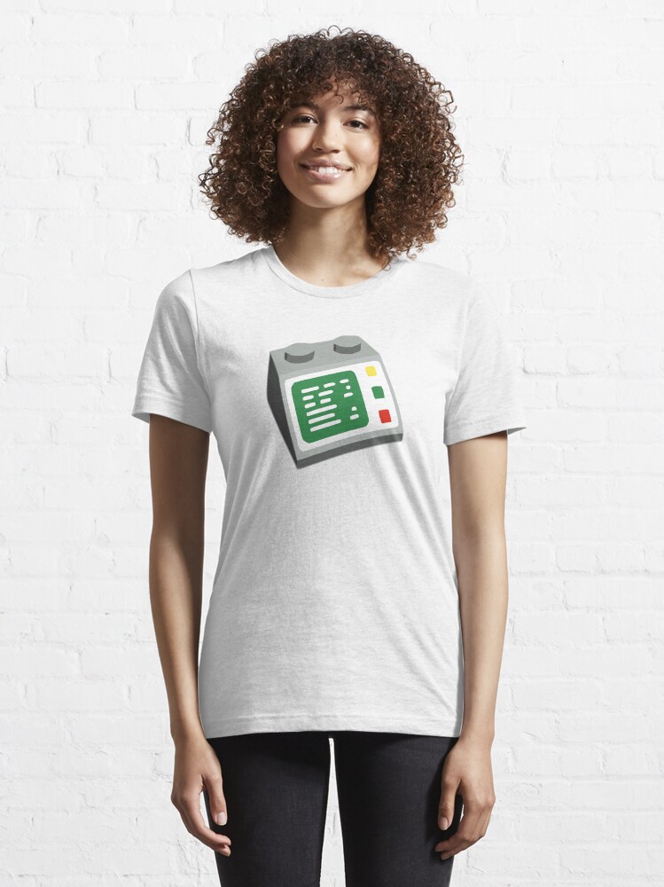 Alternate view of Toy Brick Computer Console Essential T-Shirt
