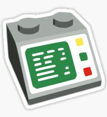 Toy Brick Computer Console Sticker