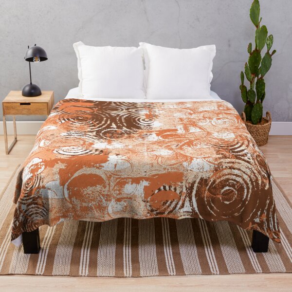 Item preview, Earth Toned Abstract Block Print designed and sold by Minxylynx4.