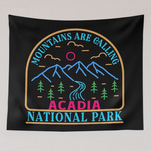 Item preview, Acadia national park -lineart designed and sold by Nature-mark.