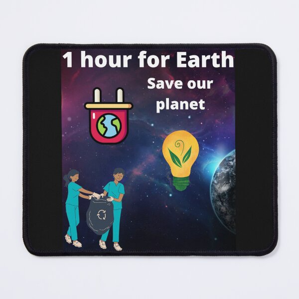 Item preview, 1 hour for earth saveour planet designed and sold by sebastiano01.