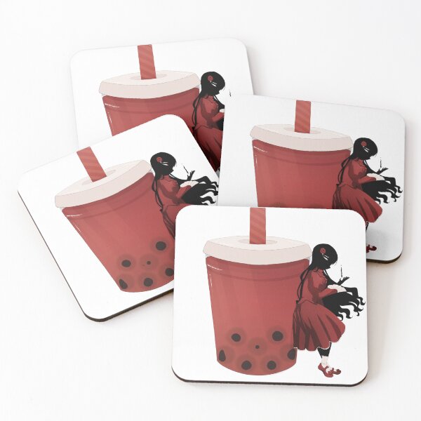 Item preview, Kate Shadows with her bubble tea designed and sold by Yayachaton.