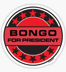 Bongo For President Sticker