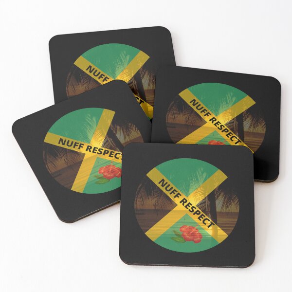 Item preview, Nuff Respect One Love / Red Hibiscus Flower / I Love Jamaica / Jamaican Flag designed and sold by haRexia.