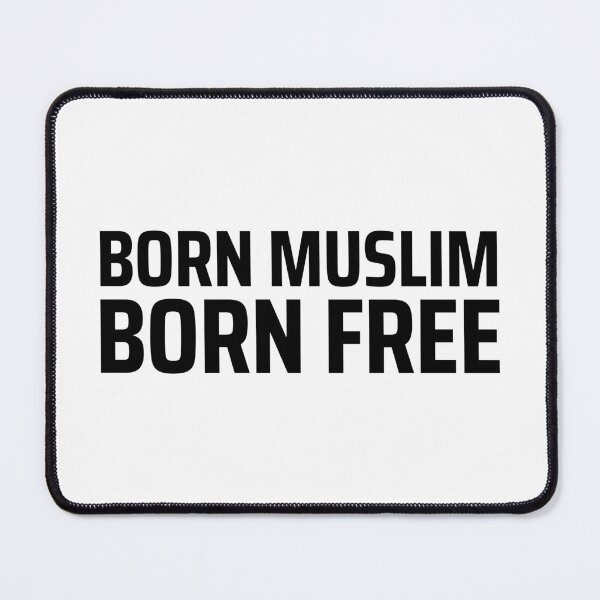 Item preview, born muslim quote islamic art quotes 3 designed and sold by EfenDesign.