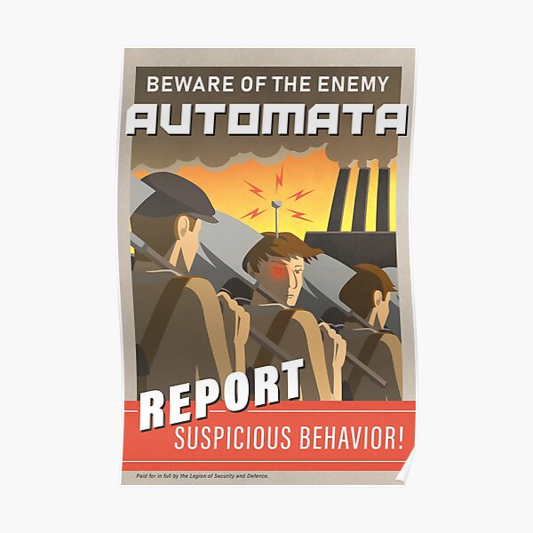 Beware of the Enemy Automata Poster
