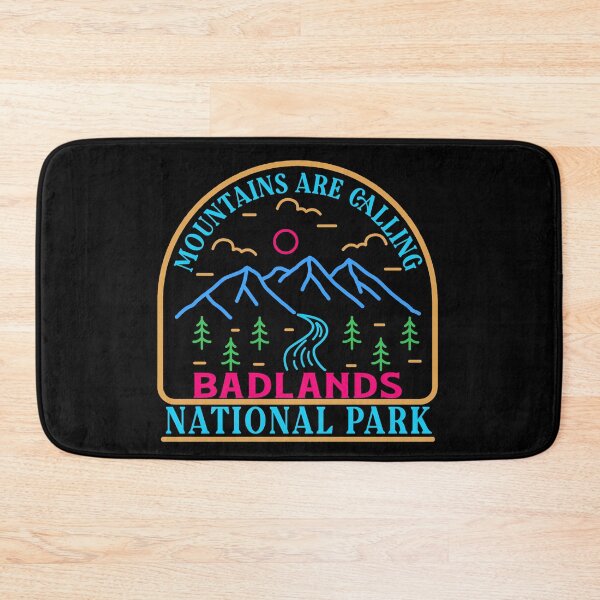 Item preview, Badlands national park - lineart designed and sold by Nature-mark.