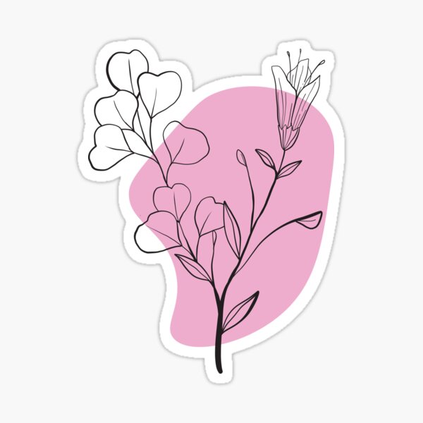 "little white flowers" Sticker by hafke Redbubble