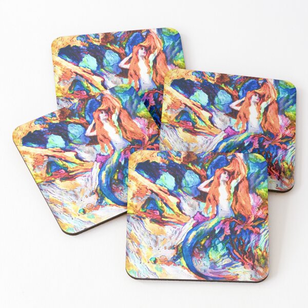 Item preview, The Mermaid and the Sea Dragon designed and sold by Susan Maxwell Schmidt.