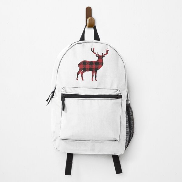 Item preview, Deer Silhouette Buffalo Plaid Reindeer designed and sold by clothesy7.