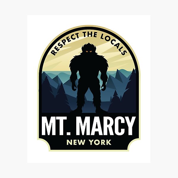 Item preview, Mt Marcy New York Bigfoot Sasquatch designed and sold by HalpinDesign.