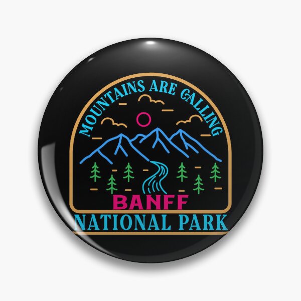 Item preview, Banff national park - lineart designed and sold by Nature-mark.