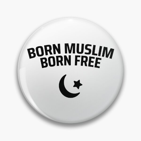 Item preview, born muslim islamic art quotes 4 designed and sold by EfenDesign.