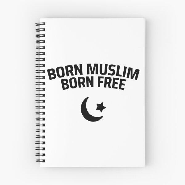 Item preview, born muslim islamic art quotes 4 designed and sold by EfenDesign.