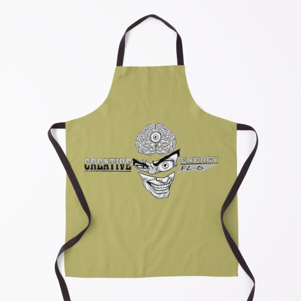 Item preview, WEIRDO - Creative Energy Flo - Face - Black and White - Dark Khaki designed and sold by hector2ortega.