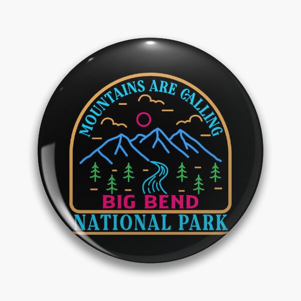 Item preview, Big bend national park - lineart designed and sold by Nature-mark.