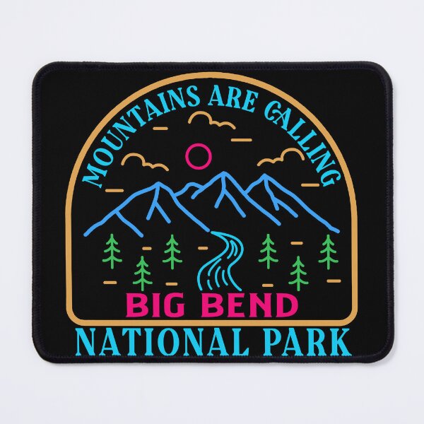 Item preview, Big bend national park - lineart designed and sold by Nature-mark.