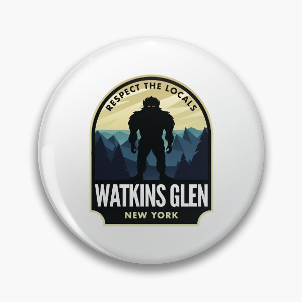 Item preview, Watkins Glen New York Bigfoot Sasquatch designed and sold by HalpinDesign.