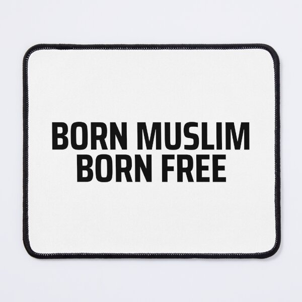 Item preview, born muslim quote islamic art quotes 5 designed and sold by EfenDesign.