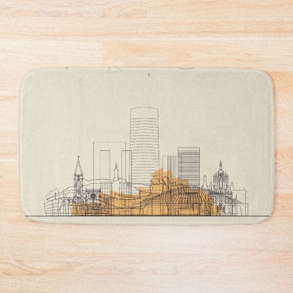 Item preview, Abstract City Posters: Bilbao, Spain designed and sold by A Deniz Akerman.