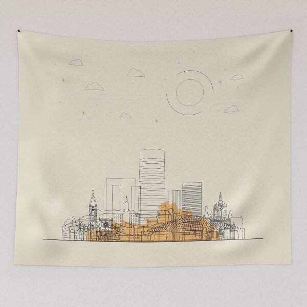 Item preview, Abstract City Posters: Bilbao, Spain designed and sold by A Deniz Akerman.