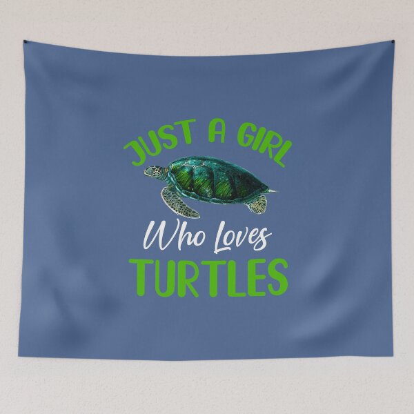 Item preview, Just A Girl Who Loves Sea Turtle Turtles Save The Turtle designed and sold by raretshirtsuk.