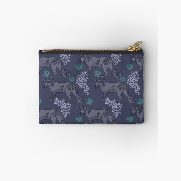 Item preview, Snow Leopards - Dark Navy, Teal, Periwinkle designed and sold by Jasrese.