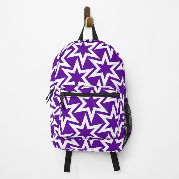 Item preview, White and Purple Star pattern designed and sold by TMBTM.