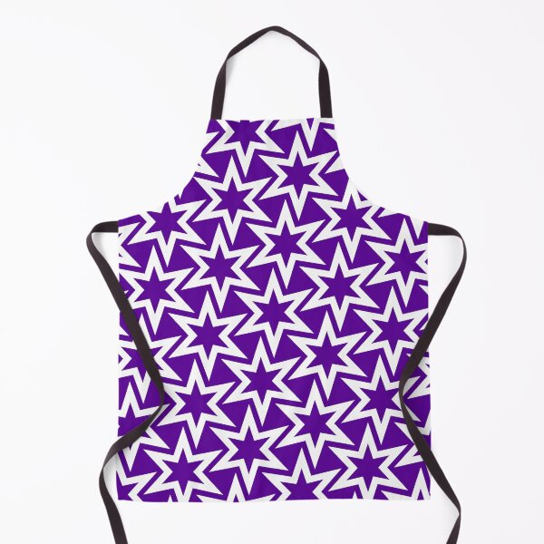 Item preview, White and Purple Star pattern designed and sold by TMBTM.