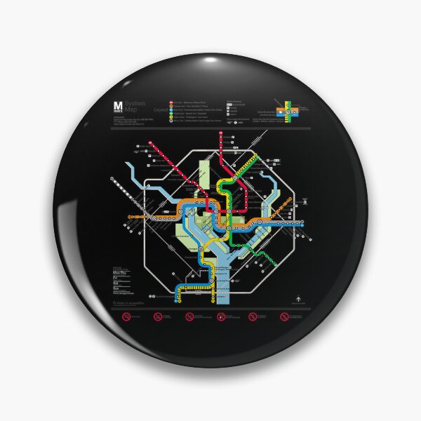 Item preview, Washington DC Metro Map Silver Line  designed and sold by KaiMasteo.