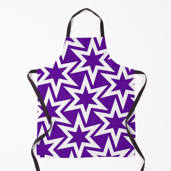 Item preview, White and Purple Big Star pattern designed and sold by TMBTM.